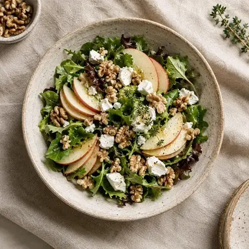 Elmalı cevizli salata