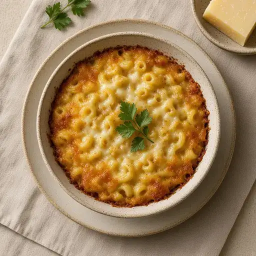Kaşarlı makarna muffinleri