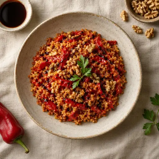 Kapya biberli cevizli bulgur
