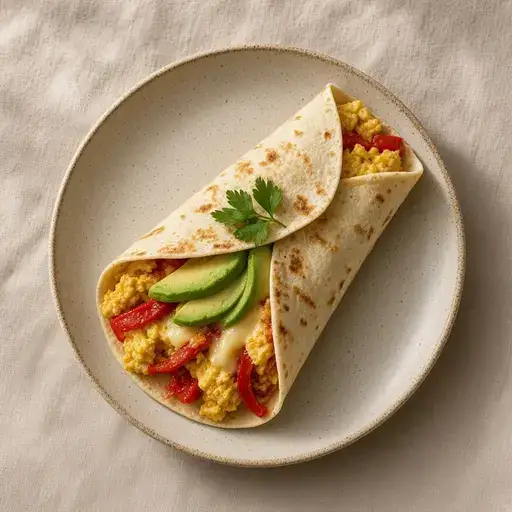Kahvaltı burritosu