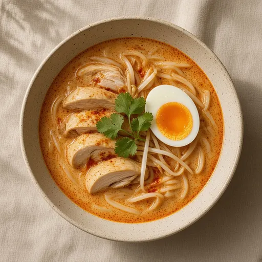 Tavuklu laksa