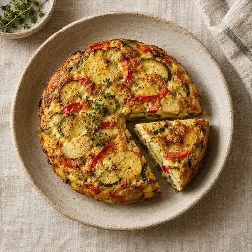 Sebzeli frittata
