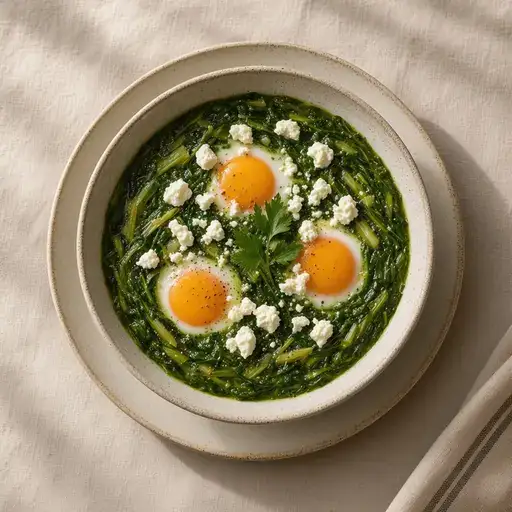 Yeşil shakshuka