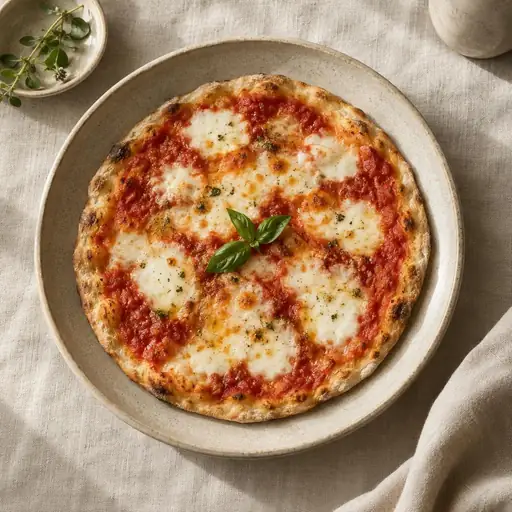 Ev usulü margarita pizza