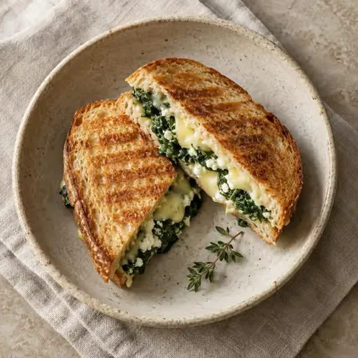 Ispanaklı peynirli tost