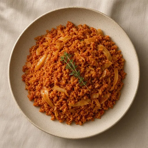 Lahanalı bulgur pilavı