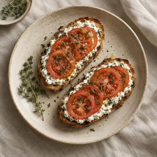 Lorlu domatesli tost