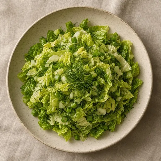 Dereotlu marul salatası