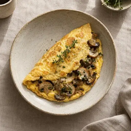 Mantarlı omlet