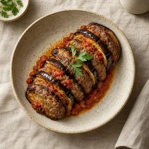 Patlıcan kebabı