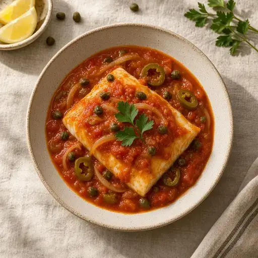 Pescado a la veracruzana