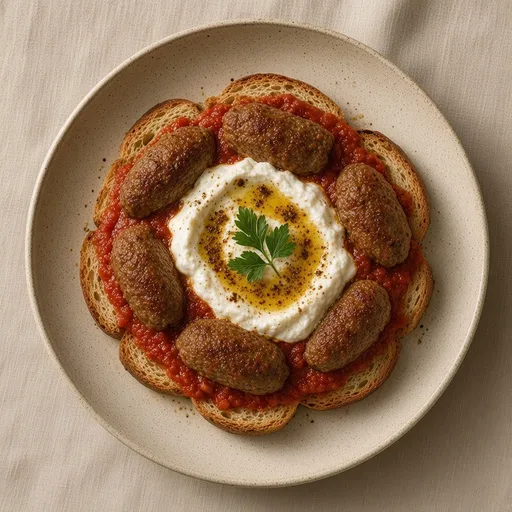 Bursa usulü pideli köfte