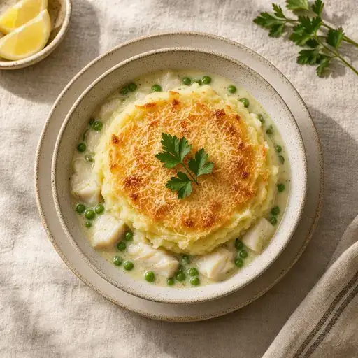 Patates kapaklı balık fırını