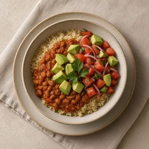 Fasulyeli burrito kâsesi