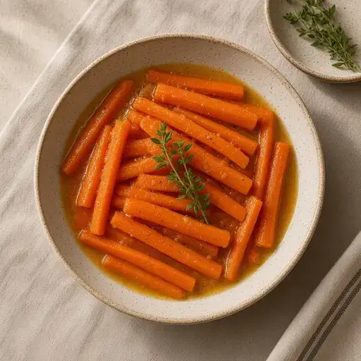 Ballı kekikli havuç