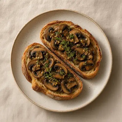 Kekikli mantarlı ekmek
