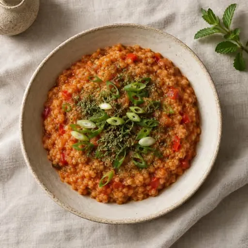 Sebzeli bulgur lapası