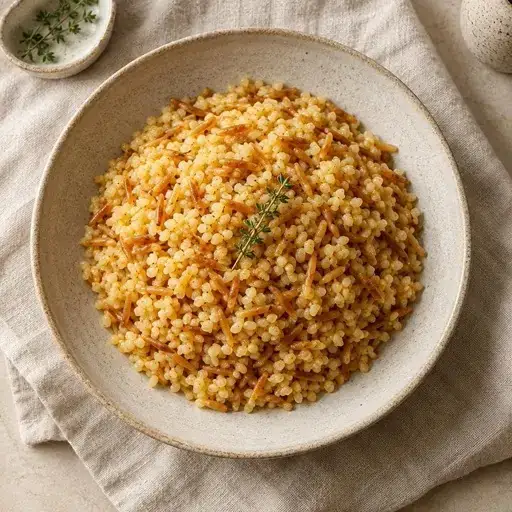 Şehriyeli bulgur pilavı