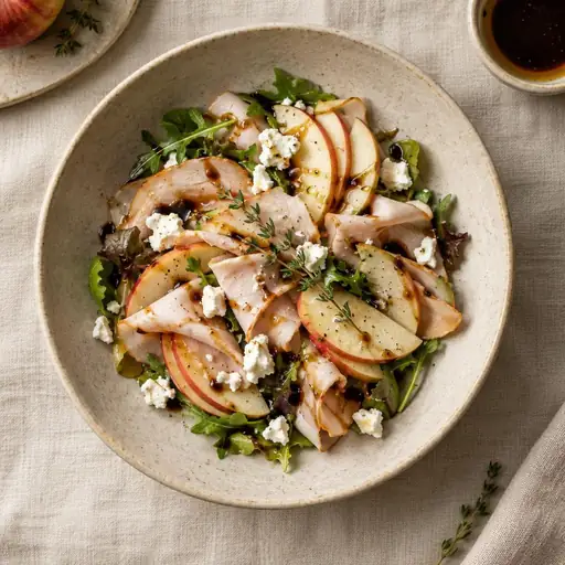 Füme hindili elmalı salata