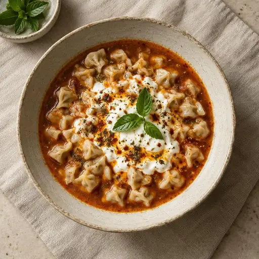 Mantı çorbası