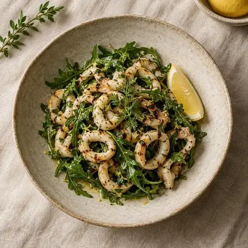 Kalamar salatası