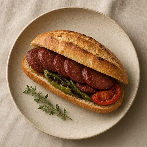 Izgara sucuk ekmek