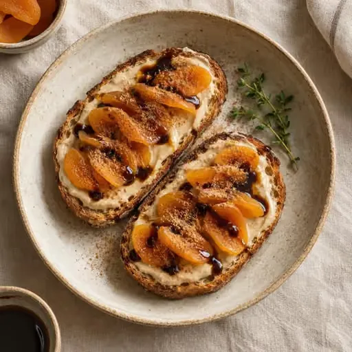 Tahinli kayısılı tost