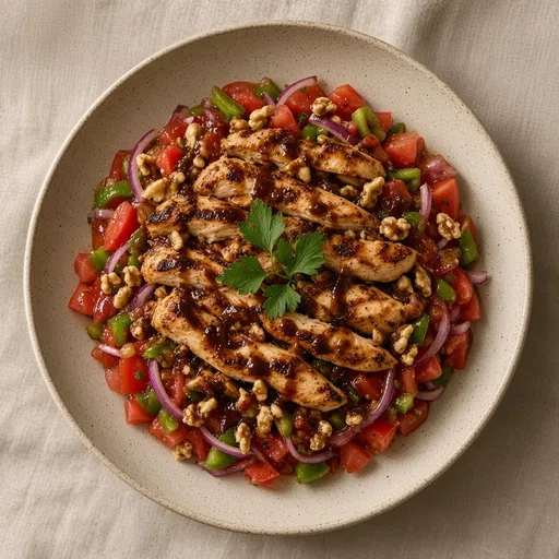 Tavuklu gavurdağı salatası