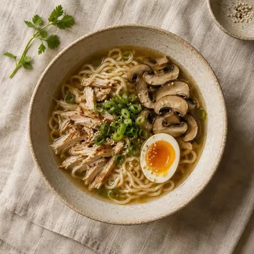 Ev usulü tavuklu ramen