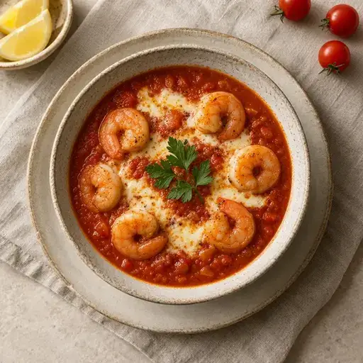 Karides saganaki