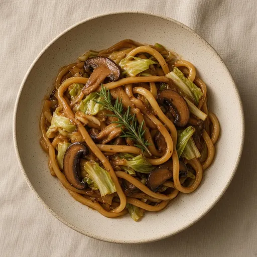 Sebzeli yaki udon