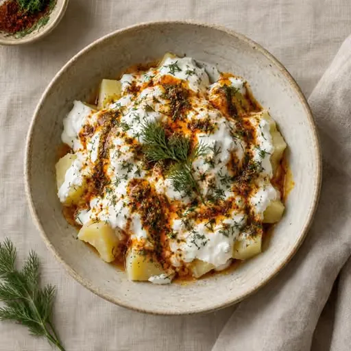 Yoğurtlu patates