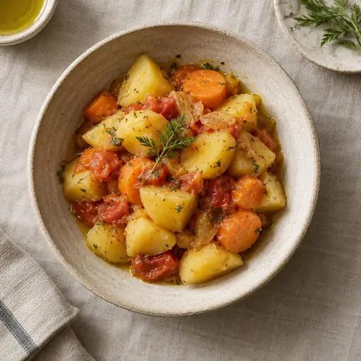 Zeytinyağlı patates